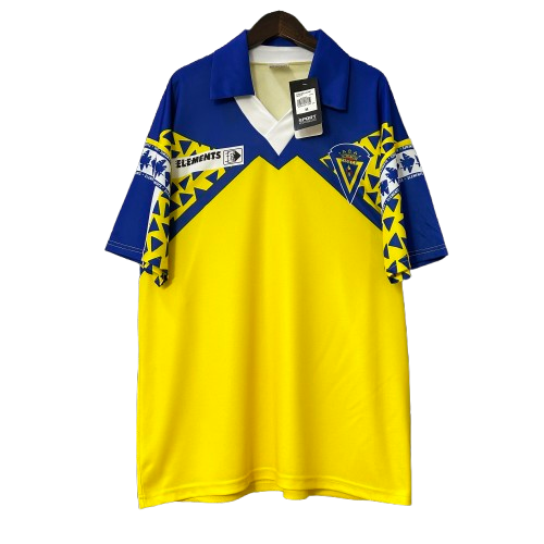 camiseta cádiz cf 1991 1992 amarillo hombre