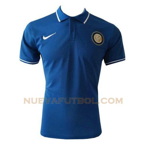 camiseta polo inter milan 2019-2020 azul hombre