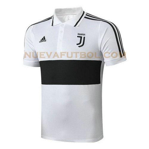 camiseta polo juventus 2019-2020 blanco negro hombre