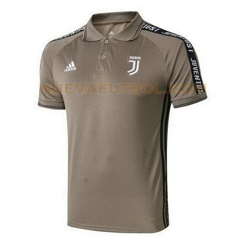 camiseta polo juventus 2019-2020 marron hombre