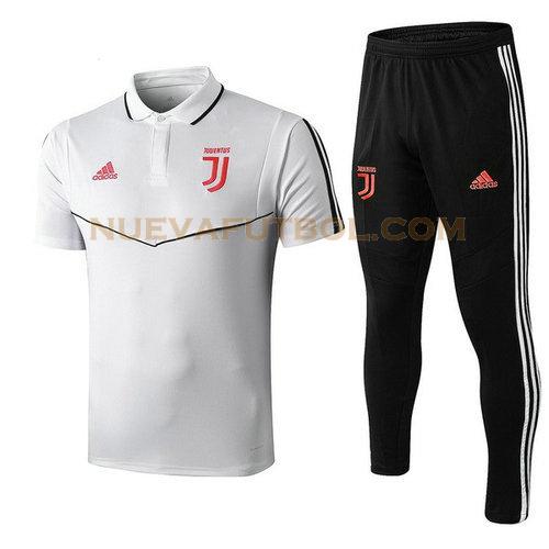 camiseta polo juventus conjunto 2019-2020 rojo negro hombre