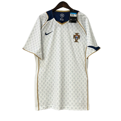 camiseta portugal 2004 blanco hombre