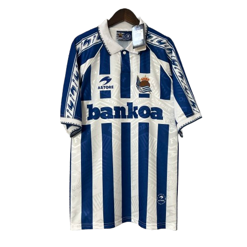 camiseta real sociedad 19944 1995 azul blanco hombre