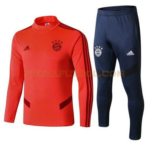 chandal bayern de múnich 2019-2020 naranja azul hombre