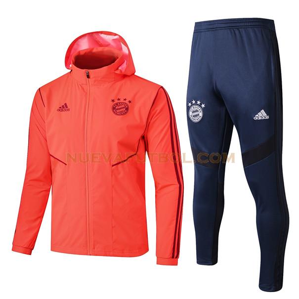 chandal bayern de múnich 2019-2020 naranja hombre