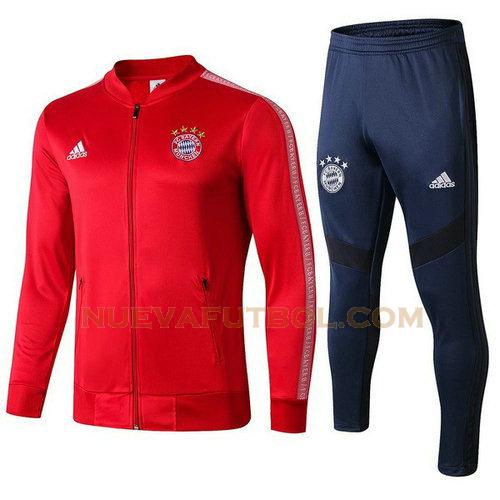 chandal bayern de múnich 2019-2020 rojo azul hombre