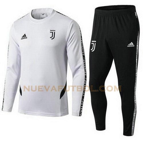 chandal juventus 2020 blanco negro hombre