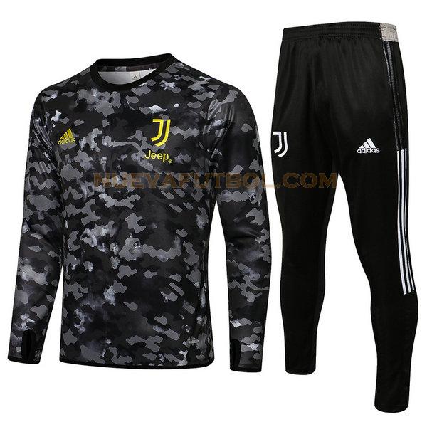 chandal juventus conjunto 2021 2022 gris hombre