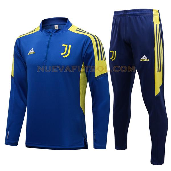 chandal juventus conjunto 2022 2023 azul amarillo hombre