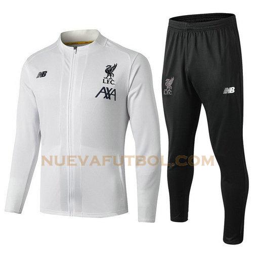 chandal liverpool 2019-2020 blanco negro hombre