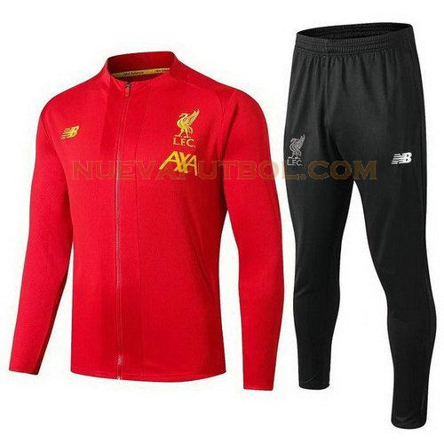 chandal liverpool 2019-2020 negro rojo niño