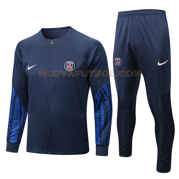 chandal paris saint germain conjunto 2022 2023 azul hombre