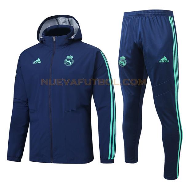 chandal real madrid 2019-2020 azul hombre