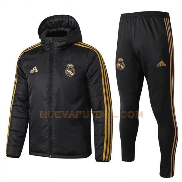 chandal real madrid 2019-2020 negro hombre