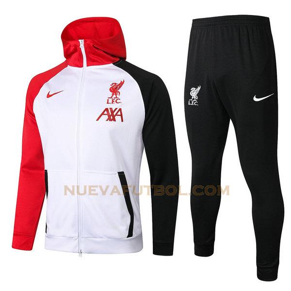 chaqueta liverpool conjunto 2021 2022 blanco hombre