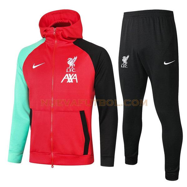 chaqueta liverpool conjunto 2021 2022 rojo hombre