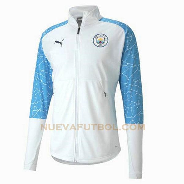 chaqueta manchester city 2020-2021 gris hombre