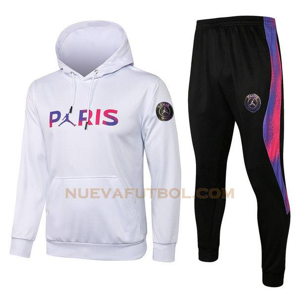 chaqueta paris saint germain conjunto 2022 blanco hombre