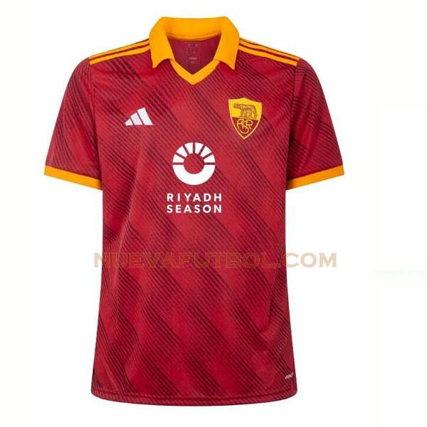 derby 2024 camiseta as roma 2024 rojo hombre