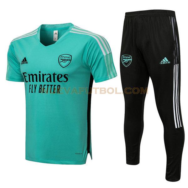 entrenamiento arsenal conjunto 2021 2022 verde hombre