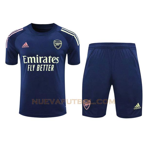 entrenamiento arsenal conjunto 2021 azul hombre