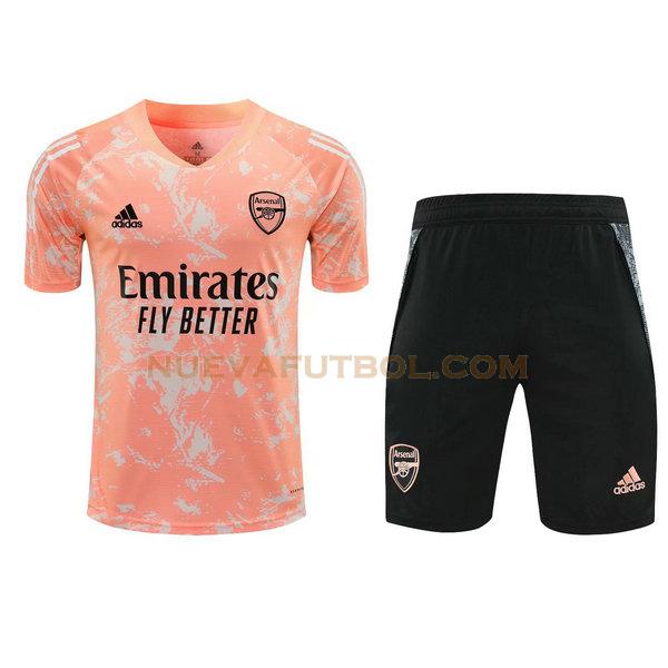 entrenamiento arsenal conjunto 2021 rosa hombre