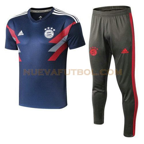 entrenamiento bayern de múnich conjunto 2018-2019 azul hombre