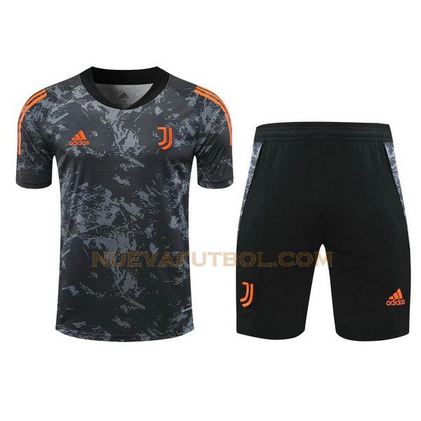 entrenamiento juventus conjunto 2021 negro hombre