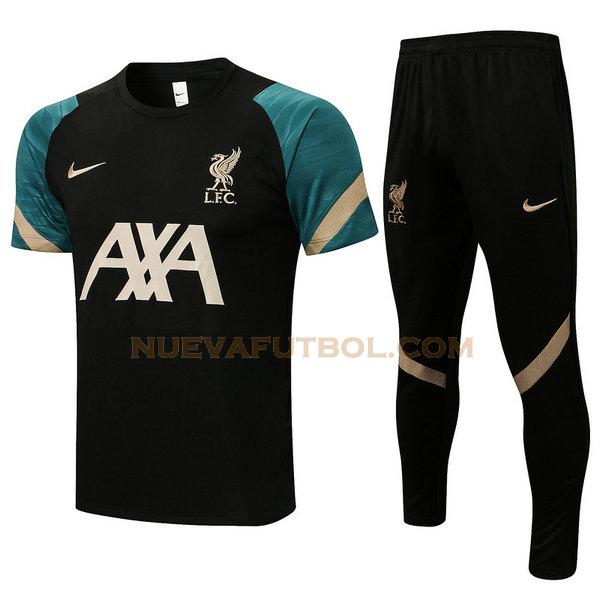 entrenamiento liverpool conjunto 2021 2022 negro hombre