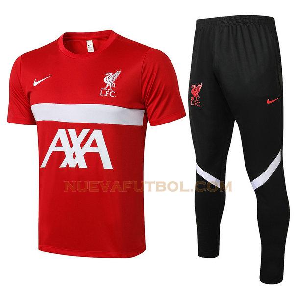 entrenamiento liverpool conjunto 2021 2022 rojo hombre