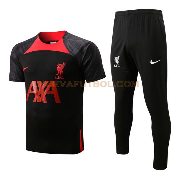 entrenamiento liverpool conjunto 2022 2023 negro hombre