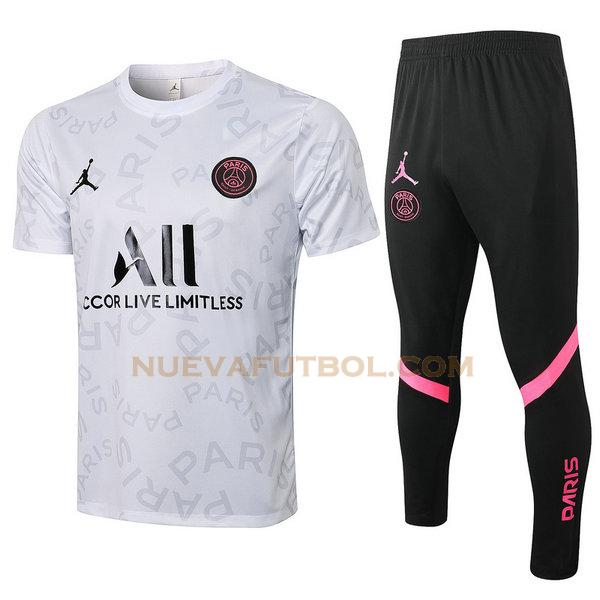 entrenamiento paris saint germain conjunto 2021 2022 blanco hombre