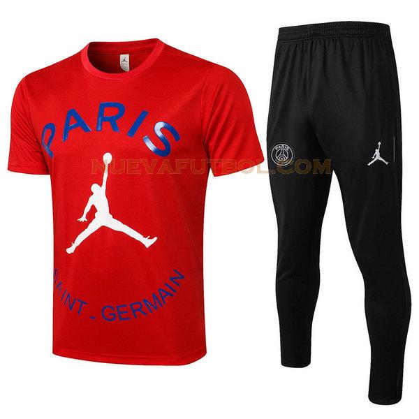 entrenamiento paris saint germain conjunto 2021 2022 rojo hombre