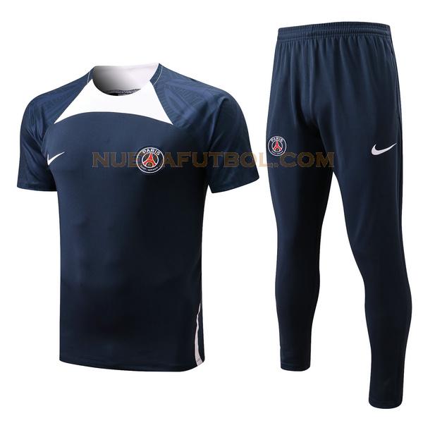 entrenamiento paris saint germain conjunto 2022 2023 azul blanco hombre