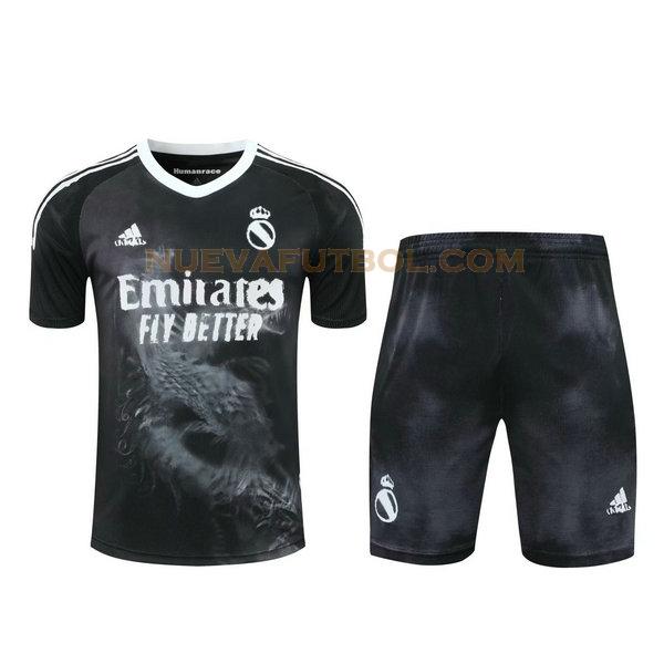 entrenamiento real madrid conjunto 2021 negro hombre