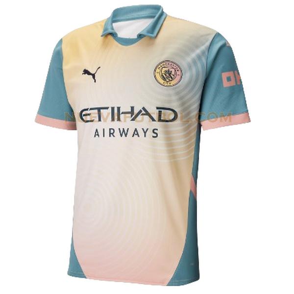 fourth camiseta manchester city 2024 2025 amarillo verde hombre