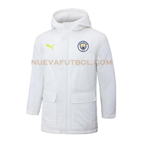 green logo ropa de algodon manchester city 2024 2025 blanco hombre