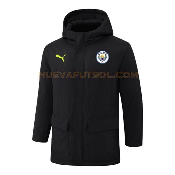 green logo ropa de algodon manchester city 2024 2025 negro hombre