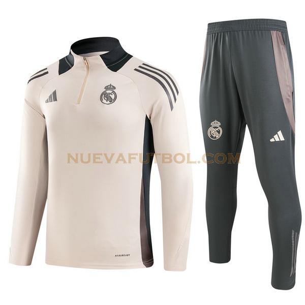 half zipper chandal real madrid conjunto 2024 2025 rosa niño