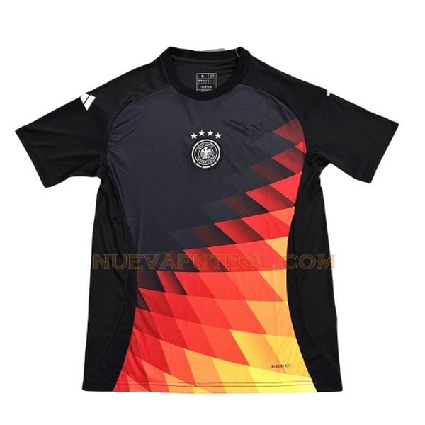 pre match camiseta alemania 2024 negro hombre