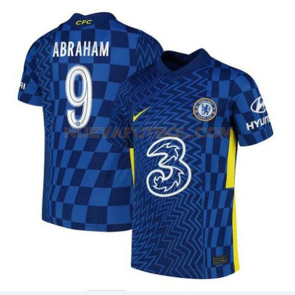 primera camiseta abraham 9 chelsea 2021 2022 azul hombre