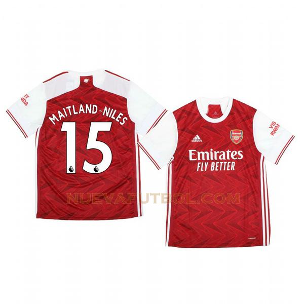 primera camiseta ainsley maitland niles 15 arsenal 2020-2021 hombre