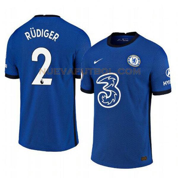 primera camiseta antonio rüdiger 2 chelsea 2020-2021 hombre