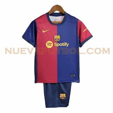 primera camiseta barcelona 2024 2025 azul rojo niño