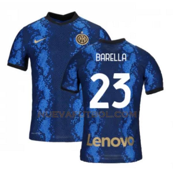 primera camiseta barella 23 inter milan 2021 2022 azul hombre