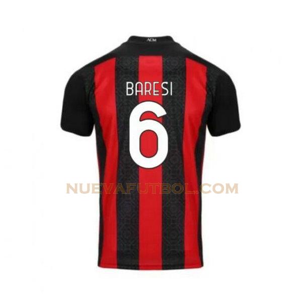 primera camiseta baresi 6 ac milan 2020-2021 hombre