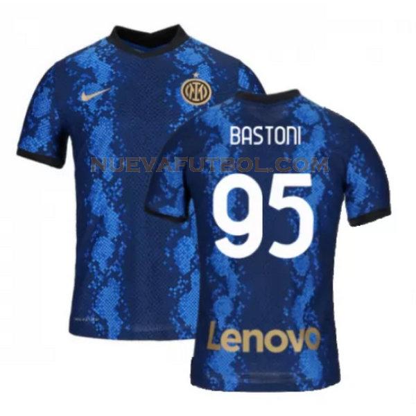 primera camiseta bastoni 95 inter milan 2021 2022 azul hombre