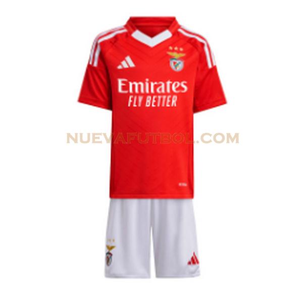 primera camiseta benfica 2024 2025 rojo niño