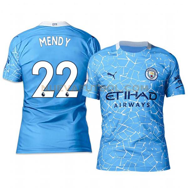 primera camiseta benjamin mendy 22 manchester city 2020-2021 hombre