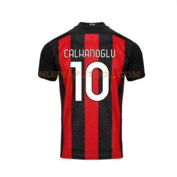 primera camiseta calhanoglu 10 ac milan 2020-2021 hombre